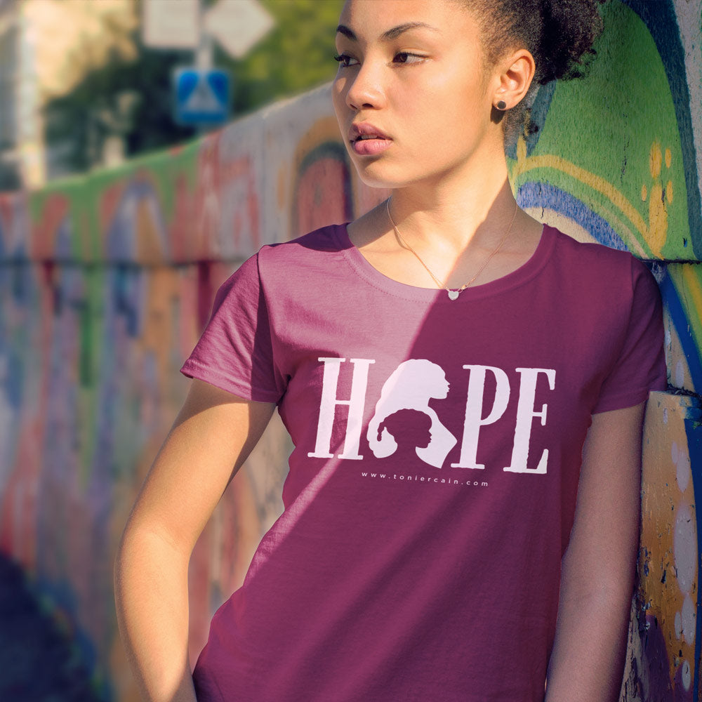 'HOPE' T-Shirt (Berry)